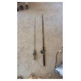 (2) Vintage fishing rods