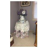 Vintage wash basin, pitcher and covered dish