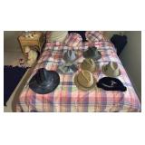 (8) Vintage hats