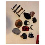(10) Vintage hats and (4) millinery tools