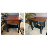 (2) side tables D27” x H2’ x L23” and D26” x H2’ x L26”