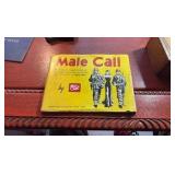 Vintage Male Call collection of comic strips artist signature