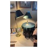 2 lamps 51” tall and 2’ tall