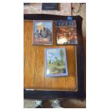 3 books: Vincent Van Gogh; Claude Money; Gold