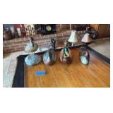(4) ducks, 1 is taxidermy