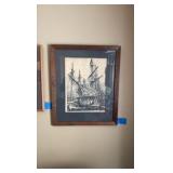 1959 Noble signed lithograph Watchman of the Dead, The Old Coal Docks