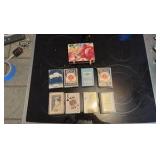 9 decks of playing cards