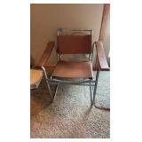 Vintage Leather Safari-style lounge chair