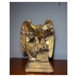 (3) Figurines: Asian Warrior; Eagle, Horse