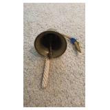 Solid Brass Heavy Bracket Ship Bell.