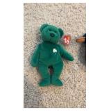 (5) stuffed animals, 4 of them are Ty