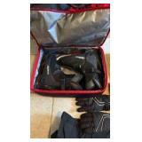 Alpina Discovery boots; pants, gloves, socks; Pret Helmet