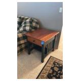 (2) side tables D27” x H2’ x L23” and D26” x H2’ x L26”