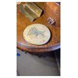 Antique Cluett box; Vintage Ritepoint Lighter
