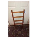 Wood folding library ladder 36"x 15”