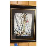 Framed print Ship