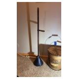 Vintage Rapid Washer Plunger; Antique Candy bucket