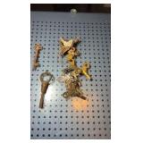 Vintage brass keys