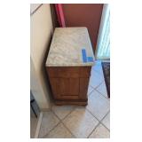 Vintage cabinet with marble top