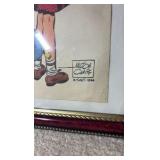 Milton Caniff personalized character prints and one more