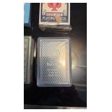 9 decks of playing cards