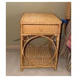 5-Piece Wicker Bedroom Suite - full size