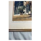 (2) Framed New Orleans themed prints 11”x 9”: