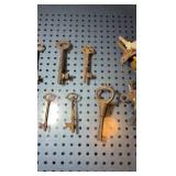 Vintage brass keys