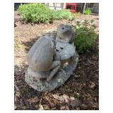 (2) frog lawn ornaments