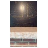 Very Heavy Slate , Vintage Isiah L. Jefferson Blueprint slate etching