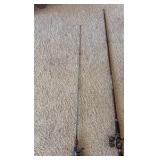 (2) Vintage fishing rods