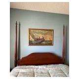 3-Piece Bedroom Suite Queen Anne Style cherry finish
