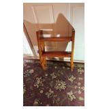 Wood folding library ladder 36"x 15”