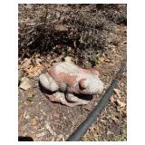 (2) frog lawn ornaments