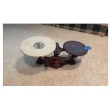 (2) Vintage scales