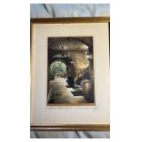 (2) Framed New Orleans themed prints 11”x 9”: