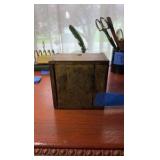 Antique Gimbaled Marine Compass in binnacle style box