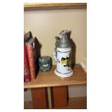 (4) wall mounted shelves with items included