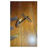Vintage / Antique Metal parts, tool box, eagle, etc.