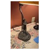 (3) Figural lamps: Bear, boy, monkey