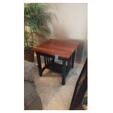 (2) side tables D27” x H2’ x L23” and D26” x H2’ x L26”