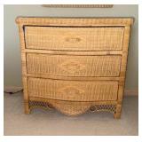 5-Piece Wicker Bedroom Suite - full size