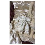 Vintage sachet pillow; Stuffed animals and dolls