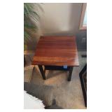 (2) side tables D27” x H2’ x L23” and D26” x H2’ x L26”