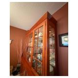Buffet cabinet L65” x H80” x D19” (items in cabinet not included)