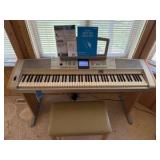 Yamaha Portable Keyboard with bench