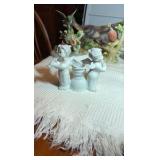 Ceramic and porcelain figurines.