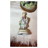 Ceramic and porcelain figurines.