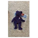 (5) stuffed animals, 4 of them are Ty