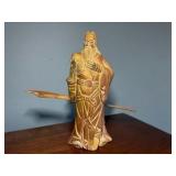 (3) Figurines: Asian Warrior; Eagle, Horse